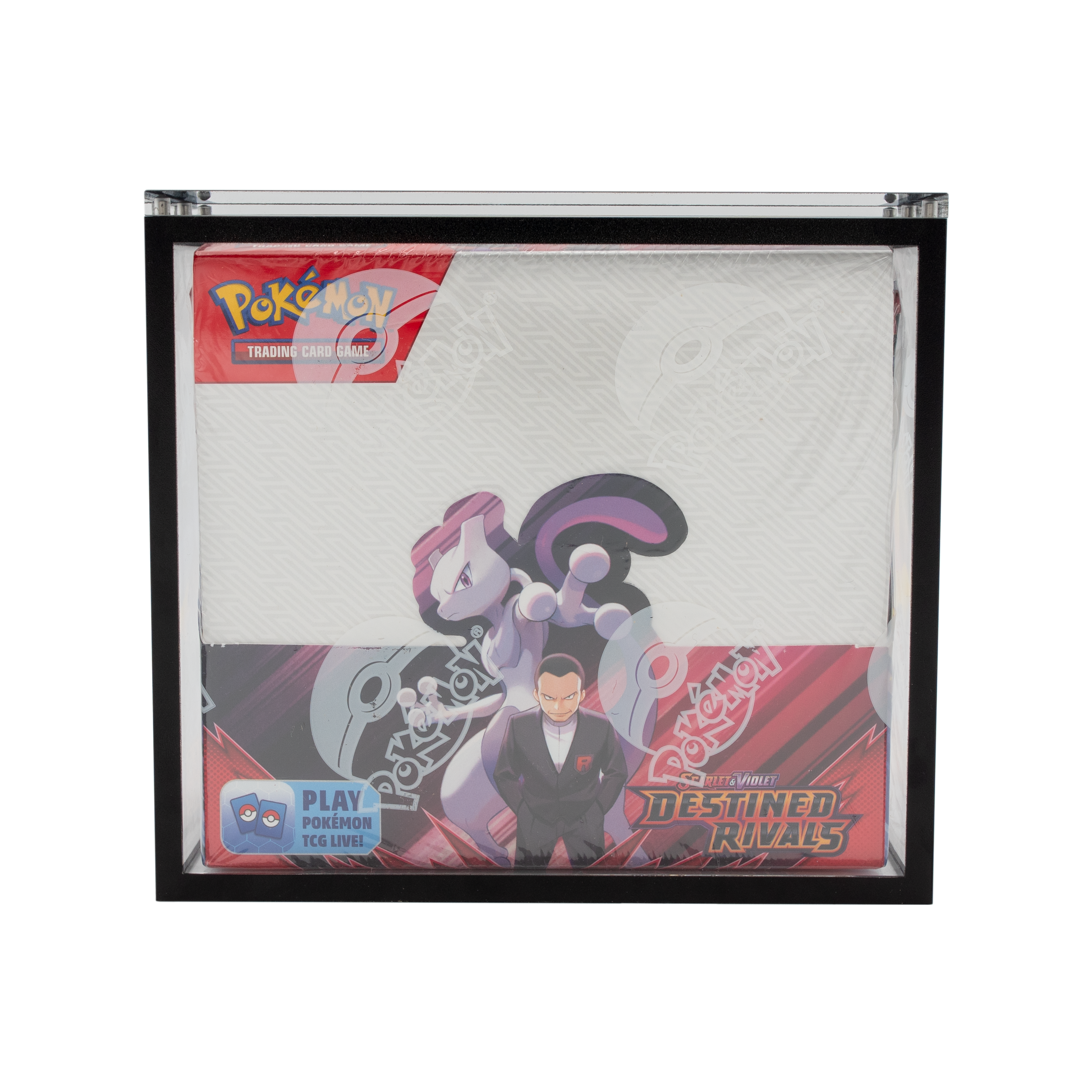 Premium Colored Acrylic Pokemon Booster Box Case Crystal TCG Premium Colored Acrylic Pokemon Booster Box Case Crystal TCG
