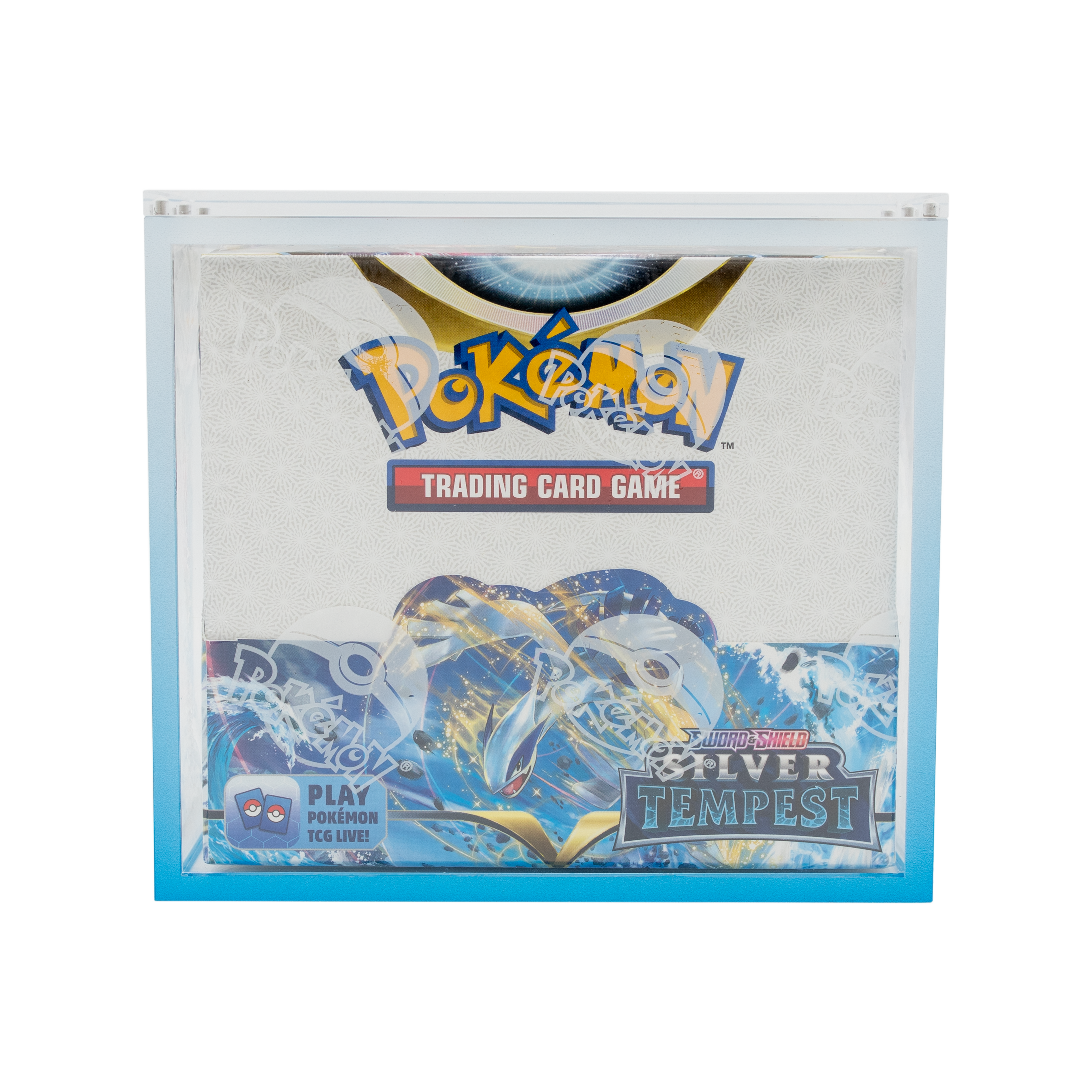 Premium Colored Acrylic Pokemon Booster Box Case Crystal TCG Premium Colored Acrylic Pokemon Booster Box Case Crystal TCG