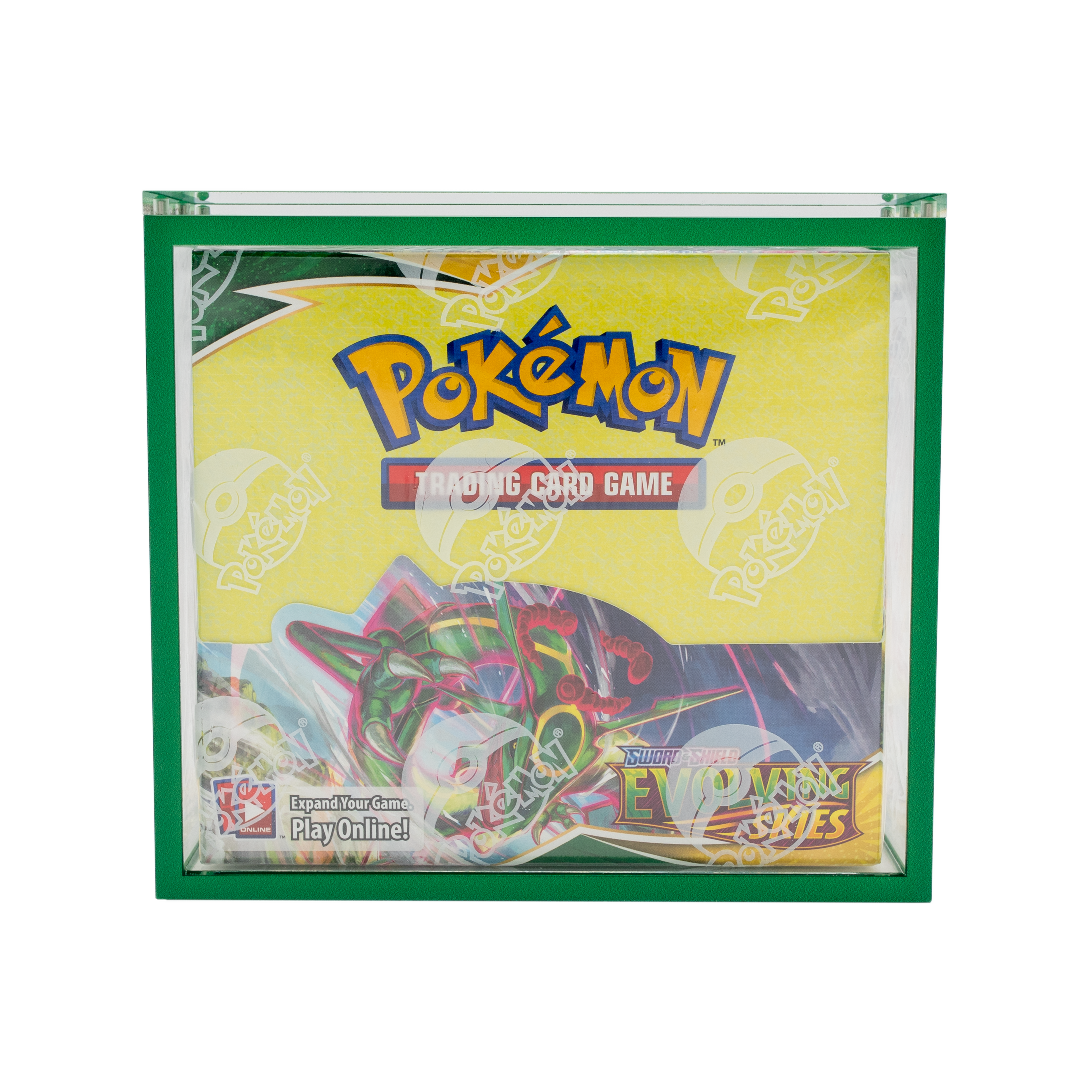 Premium Colored Acrylic Pokemon Booster Box Case Crystal TCG Premium Colored Acrylic Pokemon Booster Box Case Crystal TCG