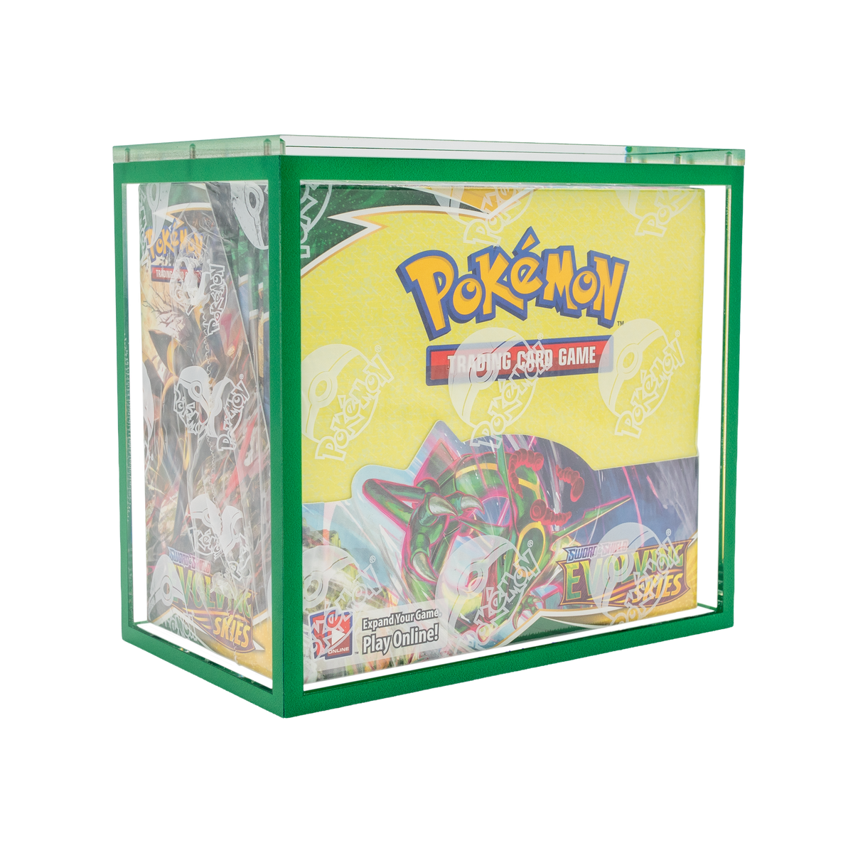 Premium Colored Acrylic Pokemon Booster Box Case – Crystal TCG