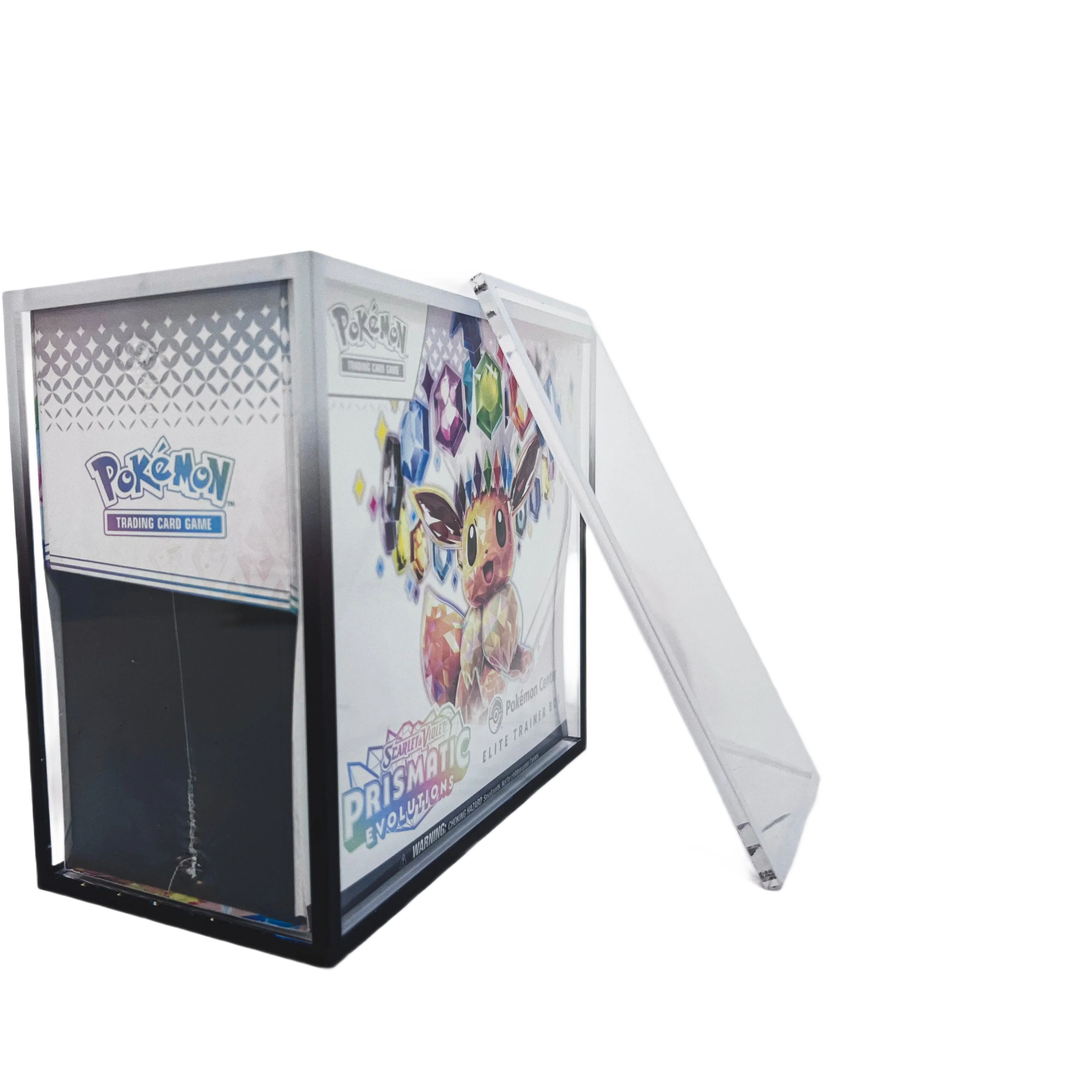 Colored Acrylic ETB Case - Crystal TCG